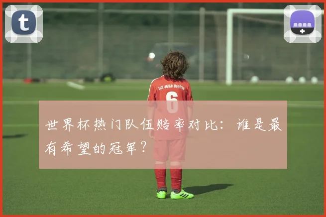 世界杯热门队伍赔率对比：谁是最有希望的冠军？